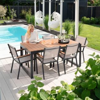 HOME DELUXE Garten-Sitzgruppe SIERA SEDIA