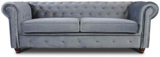 Sofnet Sofa Asti 3, Chesterfield Sofa 3-er, Sofagarnitur, Glamour Couch