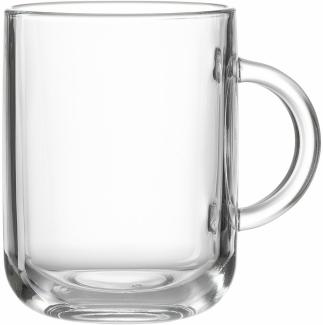 Ritzenhoff & Breker Henkelglas Marco, Becher mit Henkel, Trinkglas, Henkelbecher, Glas, Klar, 330 ml, 816907