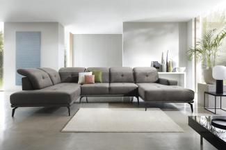 Wohnideebilder Bretan Grau Ecksofas & Eckcouches CO-BRE-LT-04LO