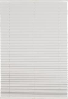 ondeco Plissee ohne Bohren verdunkelnd weiß mit Klemmträger, Sonnenschutz für Fenster innen, lichtschutz und Blickdicht, Faltrollo Sichtschutz für Tür - weiss - 80x210 cm