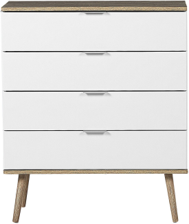 'Walpi' Kommode mit 4 Schubladen, 93 x 40 x 79 cm, Weiß