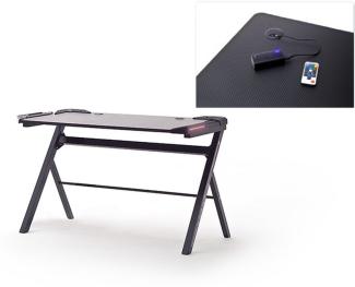 Schreibtisch >mcRACING Gaming Desk< (BxHxT: 120x73x60 cm) in schwarz