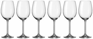 Leonardo Daily Rotweinglas 6er Set, Rotwein Glas, Wasserglas, Weinglas, Wein, 460 ml, 35241