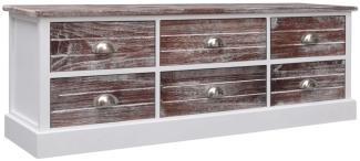 Flurbank Braun 115x30x40 cm Holz