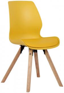 Stuhl Luna Kunststoff (Farbe: gelb)