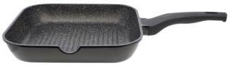 Elo 'Siloncast' Grillpfanne, antihaft, alle Herdarten, schwarz, quadratisch, 28 cm