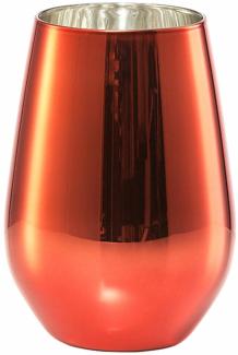 SCHOTT ZWIESEL Vina Shine Becher, 2er Set, Longdrinkbecher, Trinkbecher, Weinbecher, Form 8796, Glas, Rot, 397 ml, 120106