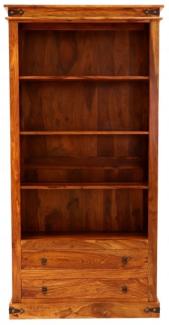 Bücherregal Jali 100x200x45 aus indischem Sheesham-Massivholz