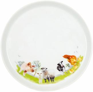 Könitz Teller Coup Farm Animals, Essteller, Speiseteller, Porzellan, Bunt, 20 cm, 11 4 20A 2696