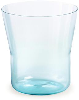 Authentics Piu Vase 15, Glas Mundgeblasen, Hellblau, 15 cm, Ø 14 cm, 2818566