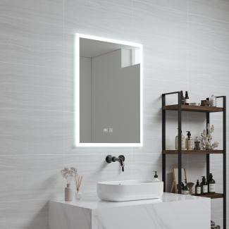 LED-Badspiegel Scafa 45x60 cm Weiß [pro. tec]