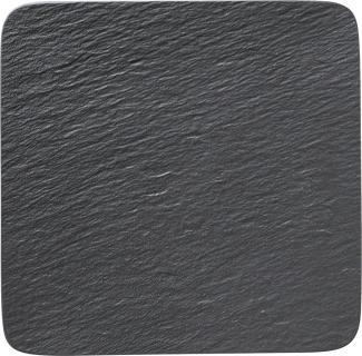 Villeroy & Boch Manufacture Rock Servierplatte quadratisch schwarz 32,5 cm - DS
