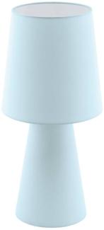 Eglo 97432 LED Tischleuchte CARPARA Pastell hellblau Ø22cm H:47cm