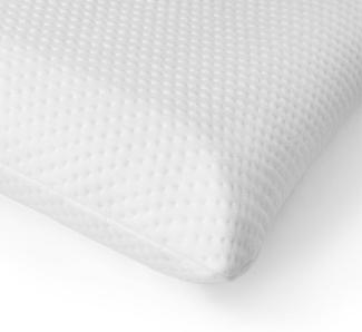 Nackenkissen aus Visco mit 2 Bezügen - Memory Foam Kissen -Orthopädisches Kissen für jede Schlafposition - Waschbarer Kopfkissen Bezug - Öko-Tex zertifiziert - Visco Kissen 40x80