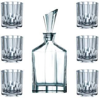Nachtmann Vorteilsset 4 x 7 Glas/Stck Whisky Set/7 7376/7tlg. Aspen 90025