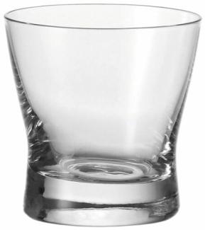 Leonardo Tazio Whiskeybecher 6er Set, Whiskyglas, Tumbler, Eisboden, Glas, 150 ml, 35400