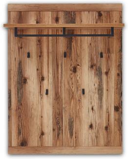 Garderobenpaneel Wandgarderobe Kleiderständer Paneel ca. 80 x 117 x 30 cm PRATO