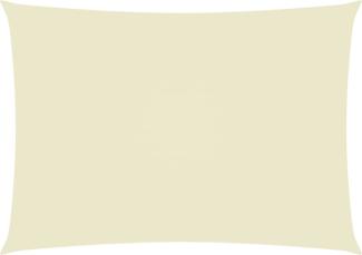 Sonnensegel Oxford-Gewebe Rechteckig 3x4,5 m Creme