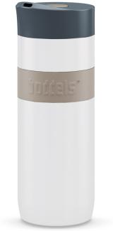 Boddels Thermobecher Koffje, 370ml, taupe/weiß