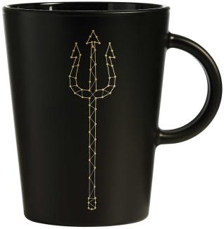 Zauberwerk Kaffeebecher mit Untertasse 380 ml Sternzeichen Wassermann