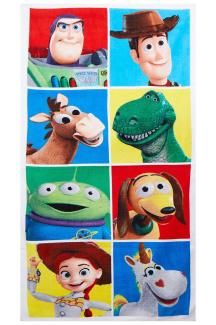 Disney Toy Story 4 Badehandtuch 8 Charaktere aus 100% Baumwolle für Kinder