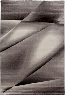 Kurzflor Teppich Matteo rechteckig - 200x290 cm - Braun