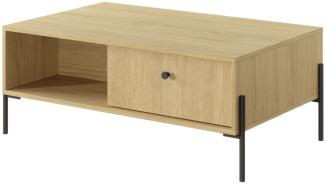 Couchtisch Scandi Tisch 100,6x60x39,4cm Skandinavische Eiche