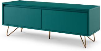 Lowboard Schublade Klappfach matt Sideboard Kommode Fernsehschrank TV Schrank