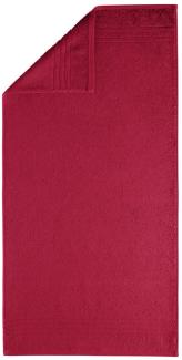 Madison Waschhandschuh 16x21cm rot 500g/m² 100% Baumwolle