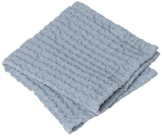 Blomus CARO Gästehandtücher 2er Set, Gästetuch, Handtuch, Baumwolle, ashley blue, 30 x 30 cm, 69184