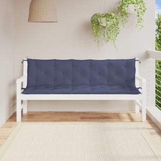 Gartenbank-Auflagen 2 Stk. Marineblau 180x50x7 cm Oxford-Gewebe