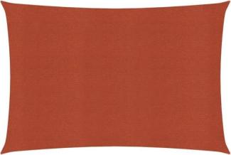Sonnensegel 160 g/m² Terracotta-Rot 2,5x3,5 m HDPE