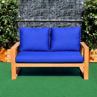 Sitzpolster 132cm x 69cm für Gartensofa Treviso TB-1068 Blau