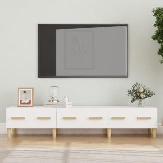 TV-Schrank Weiß 150x34,5x30 cm Holzwerkstoff [812636]