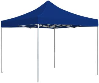 Profi-Partyzelt Faltbar Aluminium 3x3 m Blau