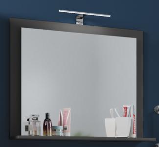 Badspiegel Wandspiegel Badezimmer Bad Spiegel Regal Badezimmerspiegel anthrazit