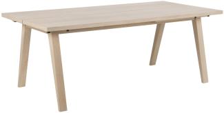 Esszimmertisch 95x200 cm Küchentisch Tisch Eiche Furnier weiss Holztisch