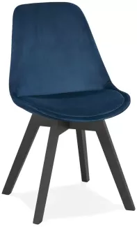 Kokoon Design Stuhl Phil Blau und Schwarz