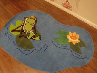 Kinderteppich- Quaker, der Großmaul frosch 180 x 120 cm Gustav und seine Freunde