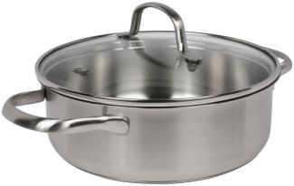 Fissler Bratentopf San Francisco mit Glasdeckel, Edelstahl 18/10, 20 cm, 040-123-20-000