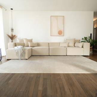 HOME DELUXE Modulares Sofa VERONA - Größe XL Beige - (BxHxL) 415, 68, 207 cm