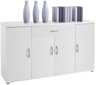 Sideboard >Lissy< in Weiß aus Kunststoff - 118x70x30cm (BxHxT)