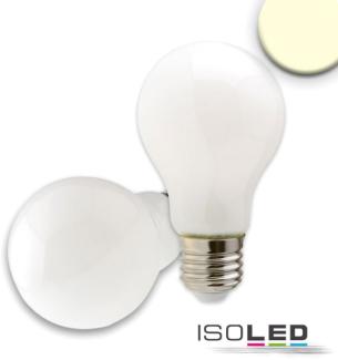 ISOLED E27 LED Birne, 8W, milky, warmweiß, dimmbar