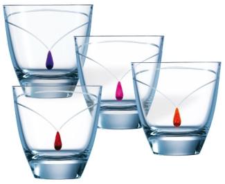 4 Whiskygläser 0,3L / MERVEILLES / Trinkgläser / Trinkglas / Whiskyglas / Glas / 4er Set