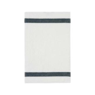 Feiler Handtücher Exclusiv mit Chenillebordüre | Gästetuch 30x50 cm | grau
