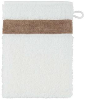 Feiler Handtücher Exclusiv mit Chenillebordüre | Waschhandschuh 15x20 cm | safari