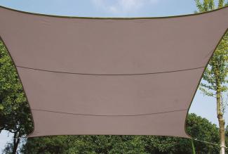 Sonnensegel Rechteckig 2x3m Braun Sonnenschutzsegel für Balkon / Terrassensegel