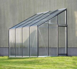 ACD Glas Anlehngewächshaus MR309H | Silber | 667x229x301 cm