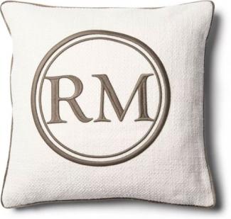 Riviera Maison Kissenhülle RM Jackson Pillow Cover Flax (50x50cm) 557610